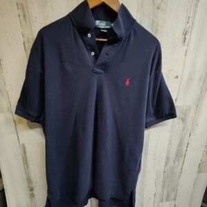 Vintage Polo Ralph Lauren Polo Shirt Men's XL Blue